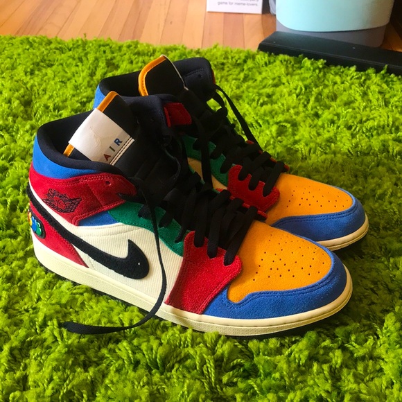 Jordan 1 Mid Blue the Great 10.5 - Picture 1 of 5